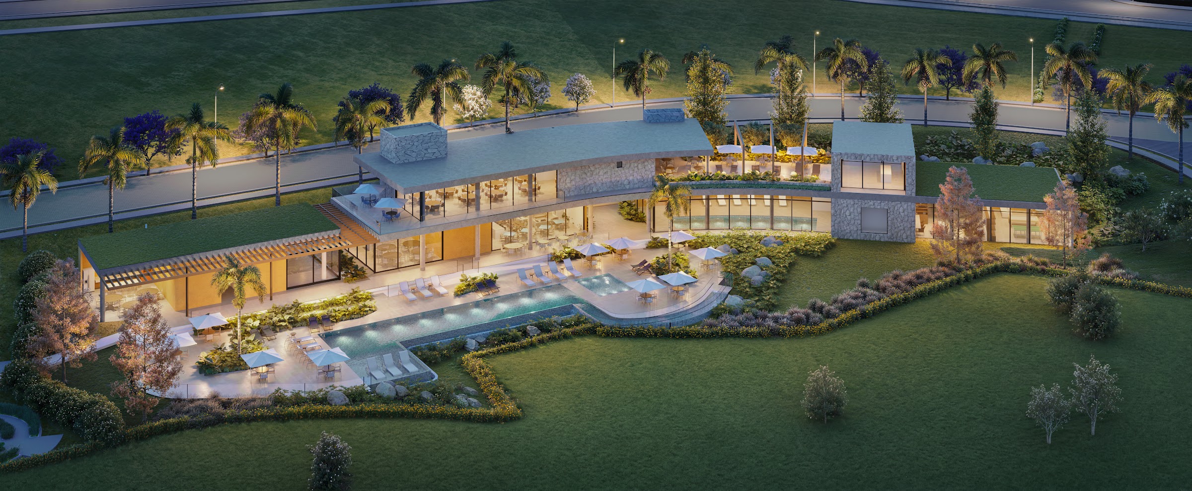 Club House e complexo de lazer